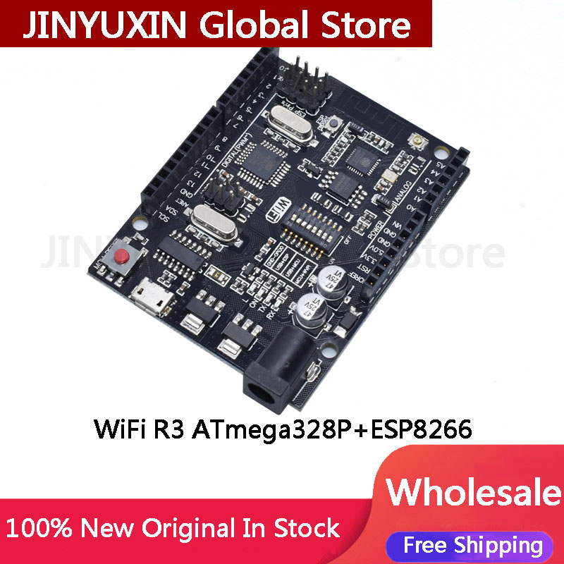 1PCs UNO R3 + WiFi ATmega328P+ - огляд і ціна Esp8266 Nodemcu