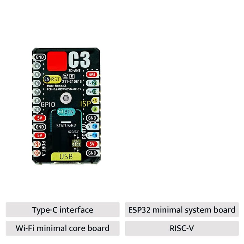 AS95-ESP32-C3 Development Boar - огляд і ціна Esp32 C3