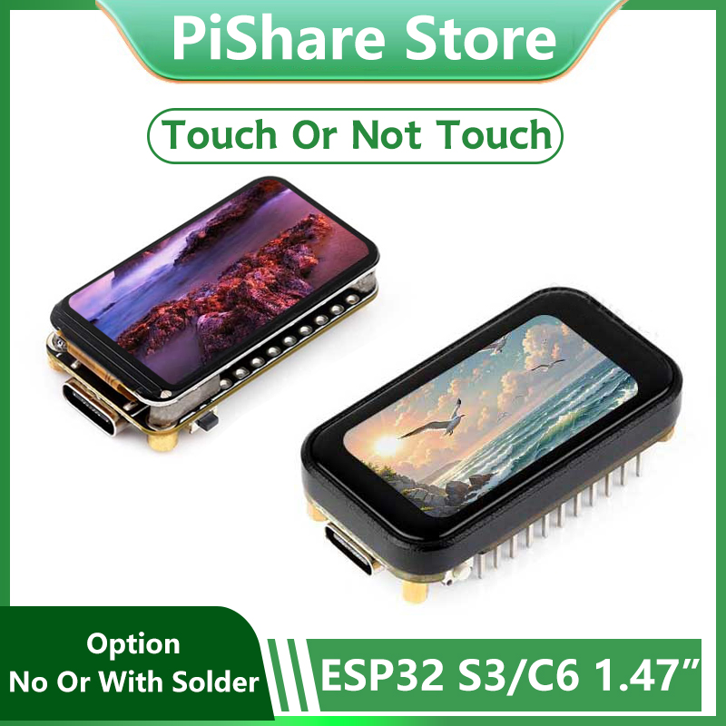 ESP32 C6 ST7789 1.47 inch Touc - огляд і ціна Esp32 C6