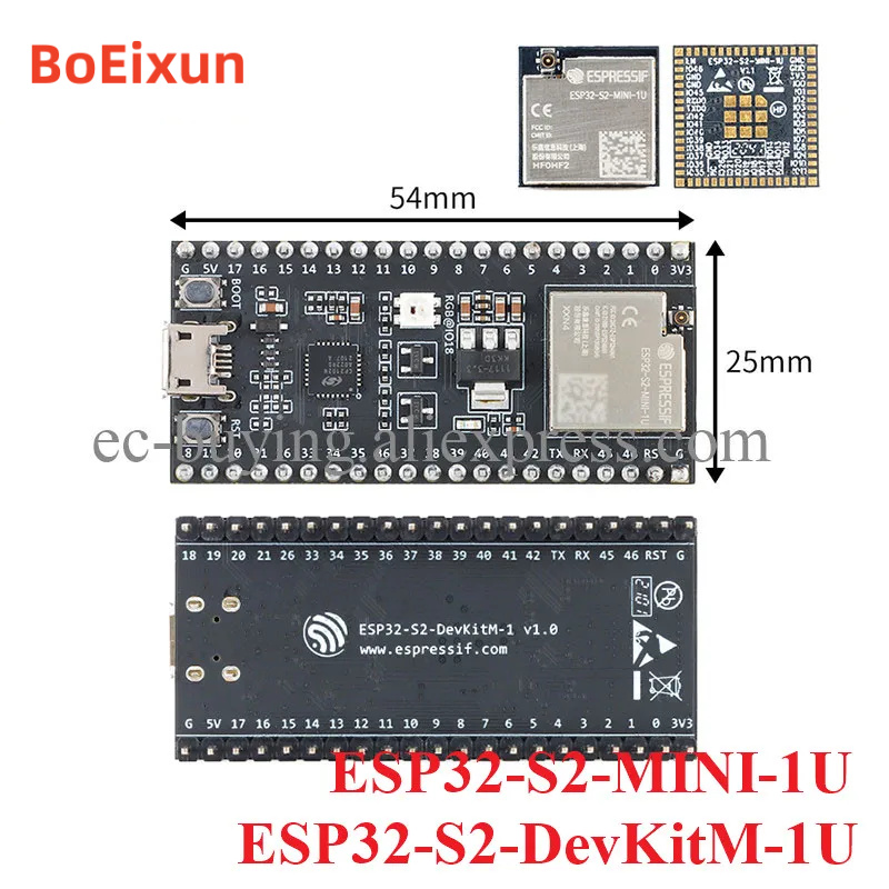 ESP32-S2-DevKitM-1U Developmen - огляд і ціна Esp32 S2