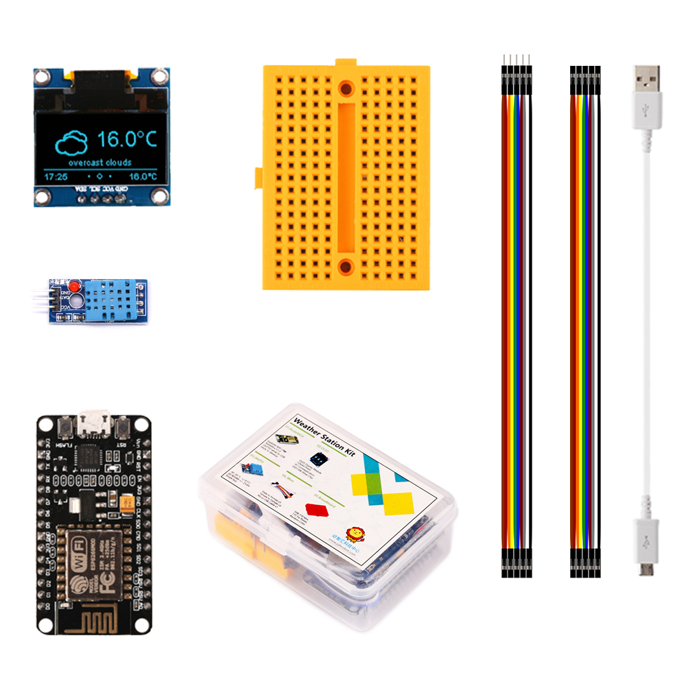 ESP8266 Weather Station  DIY K - огляд і ціна Esp8266 Nodemcu