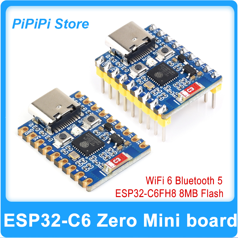 ESP32-C6 Zero Super Mini Devel - огляд і ціна Esp32 C6