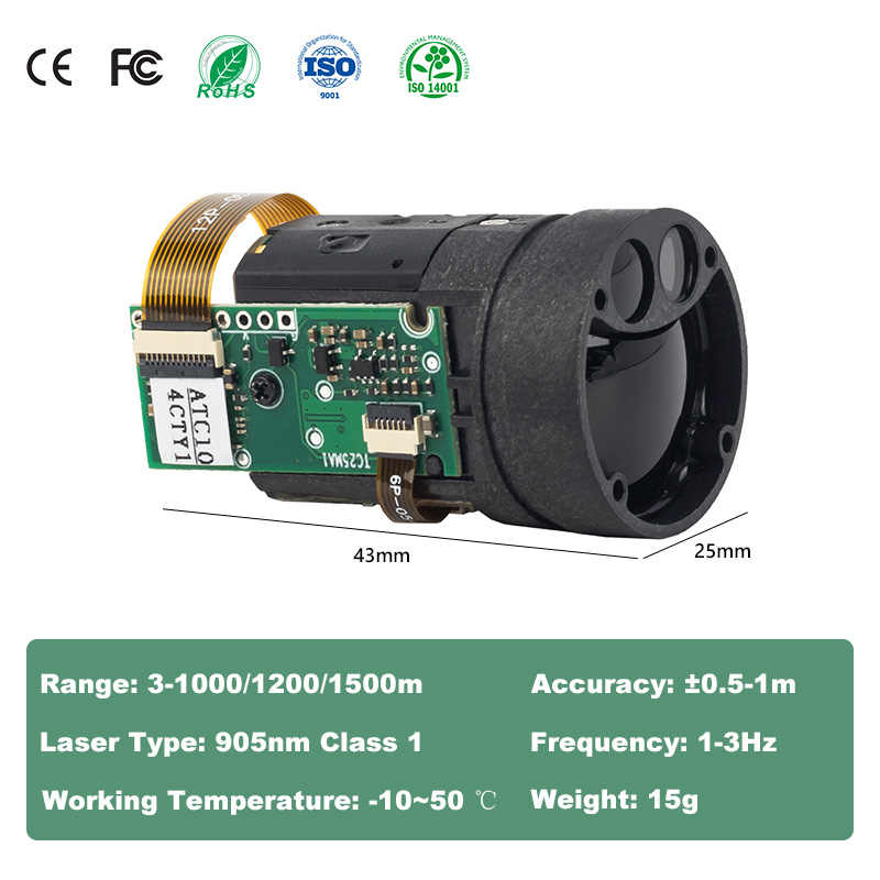 TC25 UART Laser Rangefinder Mo - огляд і ціна Esp32