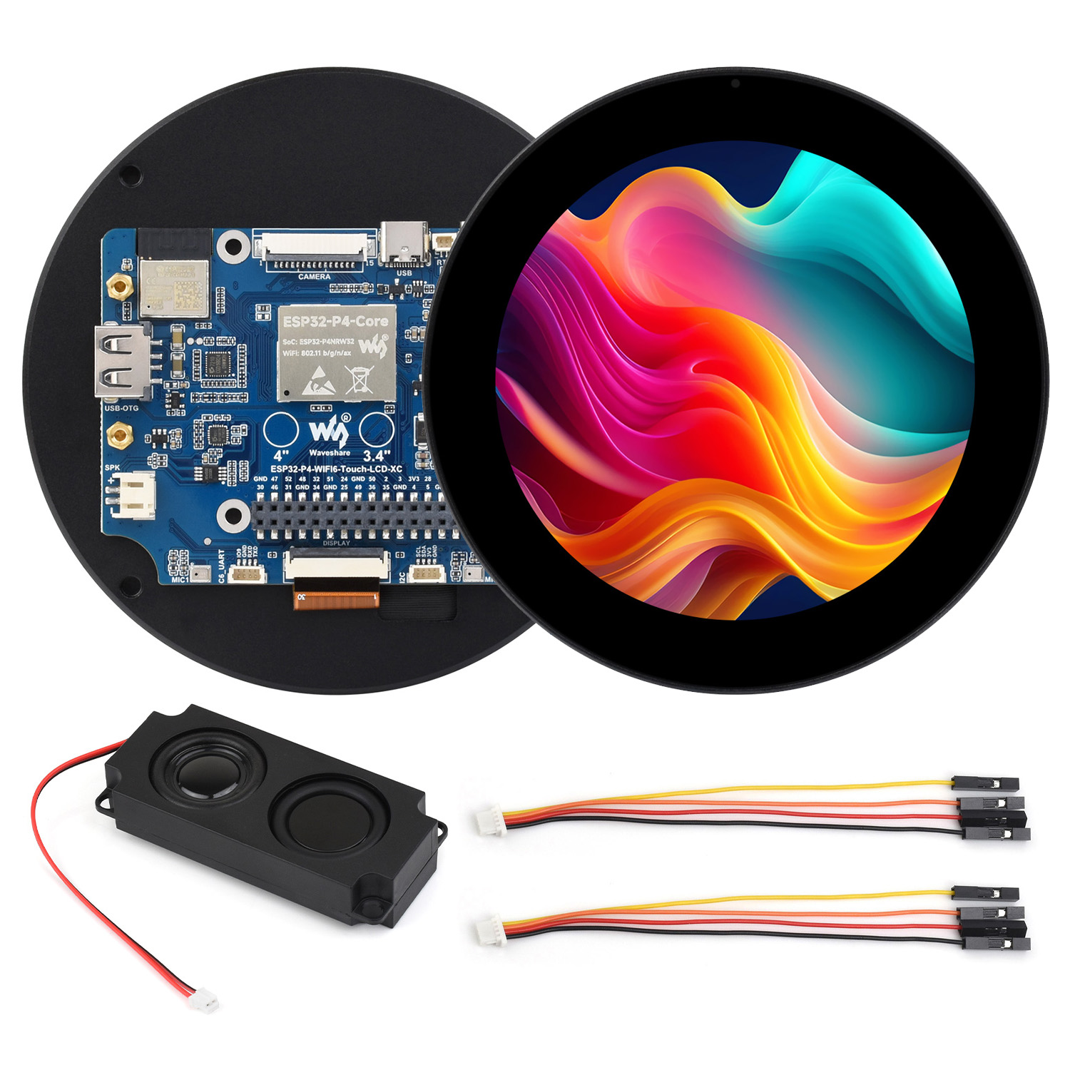 ESP32-P4 3.4/4 Inch Round Touc - огляд і ціна Esp32 Uart Module