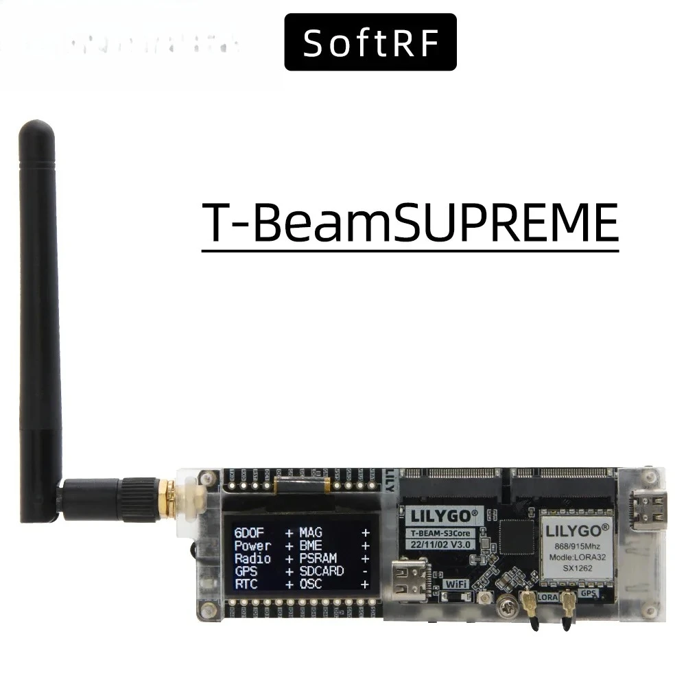 LILYGO SoftRF T-BeamSUPREME ES - огляд і ціна Esp32